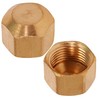 Everflow 1/4" Flare End Cap Pipe Fitting; Brass F40-14